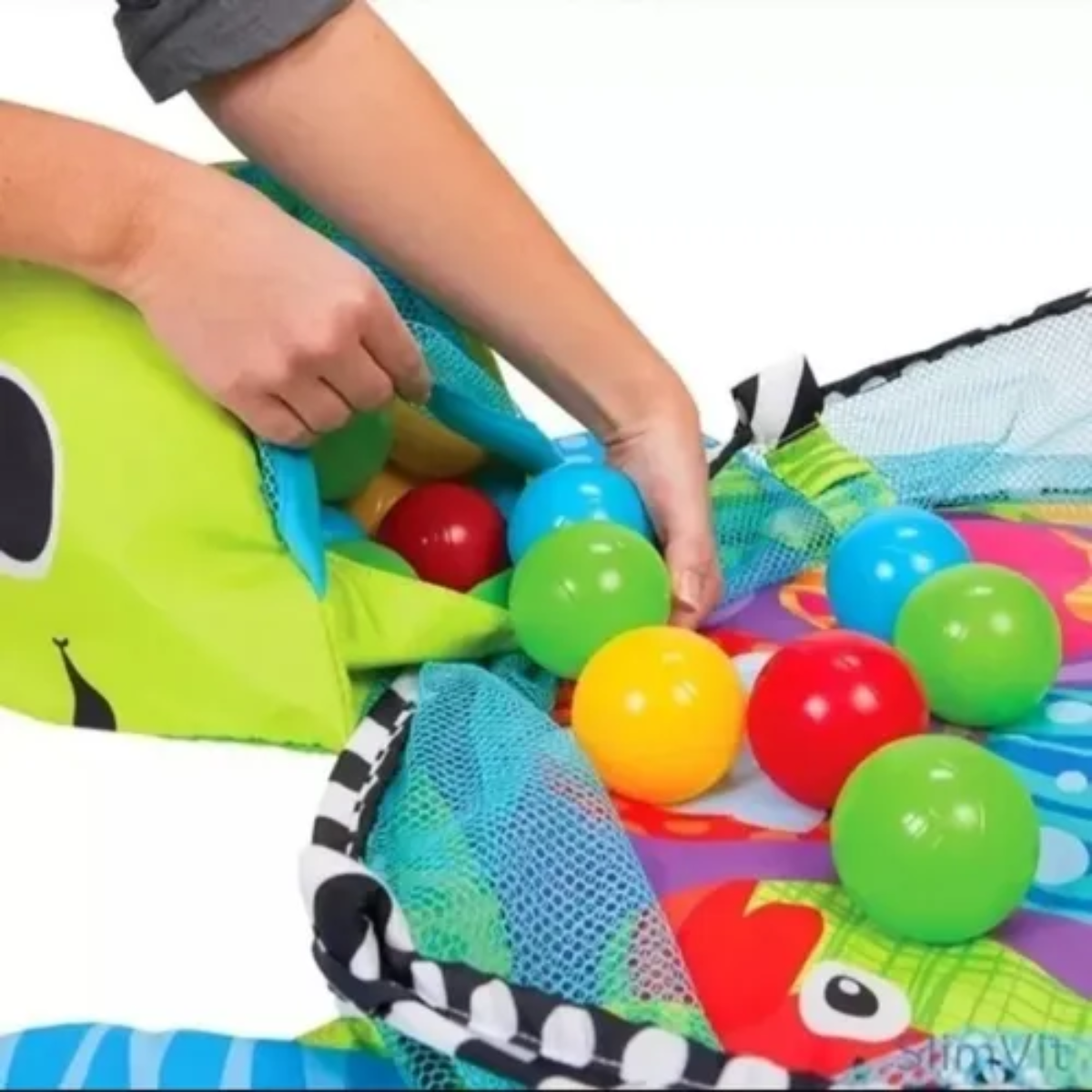 Miniatura 2 de Gimnasio Para Bebé Moises+picsina Pelota